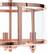 Alt View 15. Lalia Home - 3 Light Semi-flushmount Glass and Metallic Accented - Rose gold.