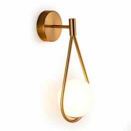 Stock Preferred - Modern Glass Ball Wall Lamp - Gold