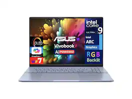 ASUS - Vivobook S16 16" OLED Intel Core Ultra 9-285H 32GB 1TB SSD Intel Arc Win 11 Pro - Mist Blue