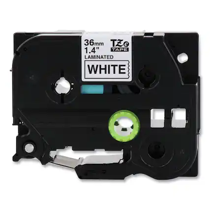36mm 1.4" TAPE
LAMINATED WHITE
TZe TAPE
ORDER GKFR