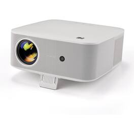 Kodak - FLIK X20 Smart Projector, 1080p Portable Projector with Google TV Dongle Built-In - White