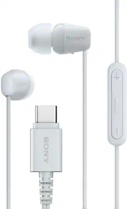 Sony - USB-C Wired In-ear Headphones - White