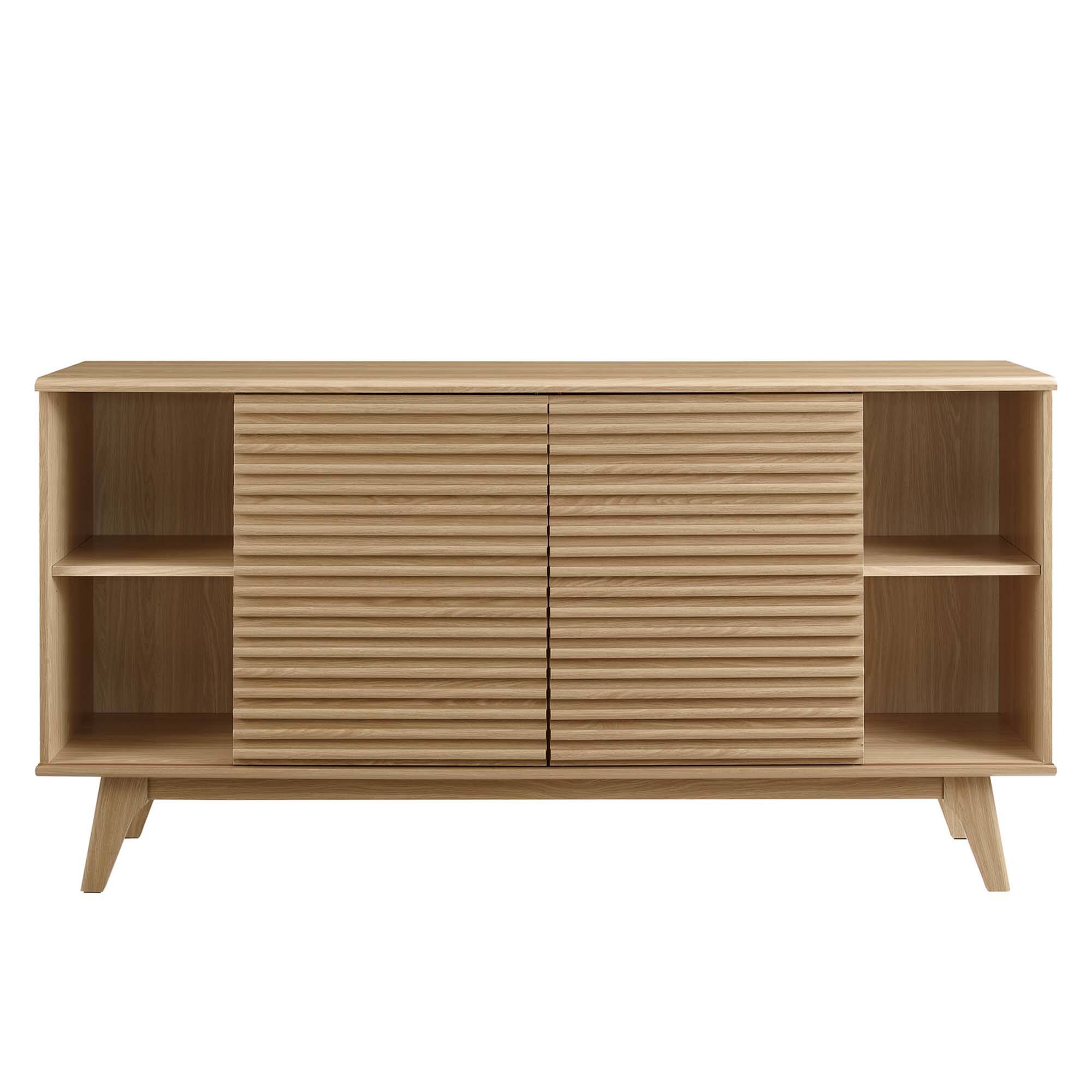 Alt View 1. Modway - Render 63" Sideboard Buffet Table or TV Stand by Modway - Oak.