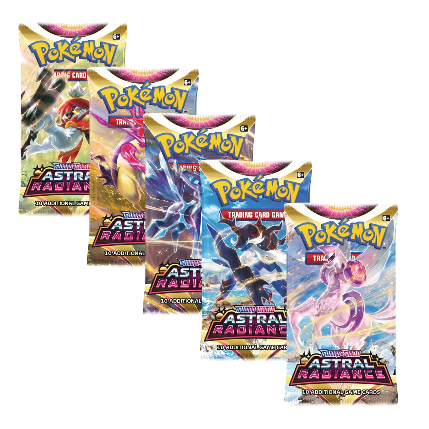 Pokémon - Pokemon SS10 Sword and Shield Astral Radiance Art Set | 5 Booster Packs (One of Each Artwork) price history on PriceWatchPro