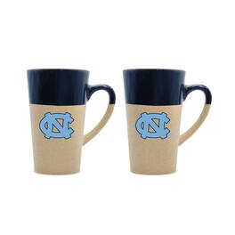 The Fanatic Group - North Carolina Tar Heels 16oz. Two-Pack Ceramic Mug Set - Navy