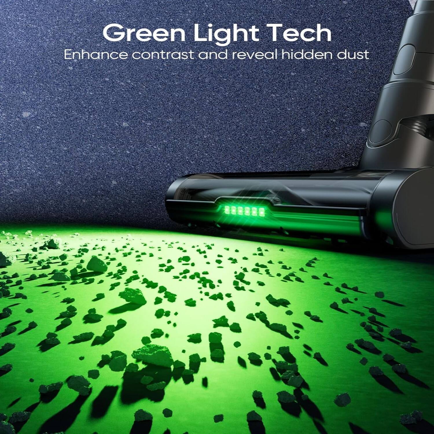 Green Light Tech
Enhance contrast and reveal hidden dust