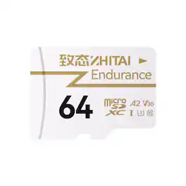 ZhiTai - 64GB Endurance MicroSD Card for Dashcams & Security Cameras, Continuous Recording, High Durability