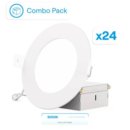 Combo Pack x24 6000K LIGHT APPEARANCE COOL LIGHT
