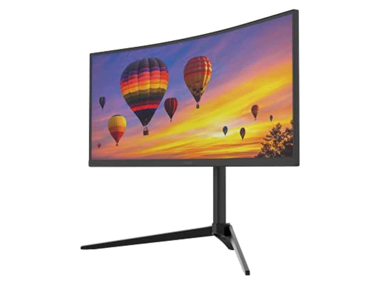 Alt View 5. Planar - PLANAR PZN3410Q 34" WQHD 21:9 3440x1440 100Hz Curved Monitor with HDMI, DP, USB, Audio - black.