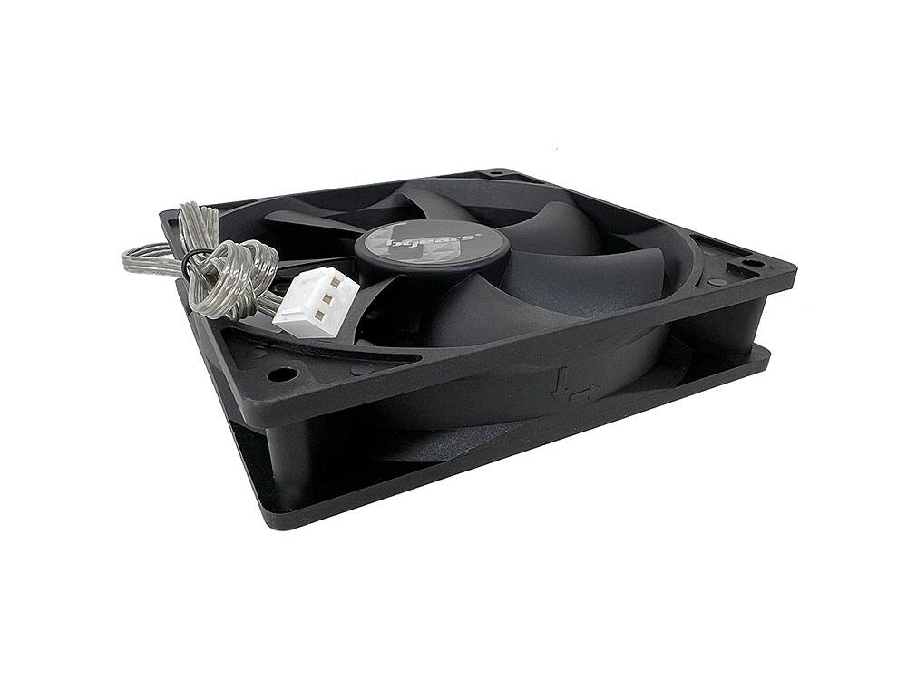 Alt View 1. Bluegears - b-Blaster 120mm 2 ball Bearing High speed 2000 RPM with 103 CFM. UL, CE, FCC, RoHS, Reach Certified - Black.