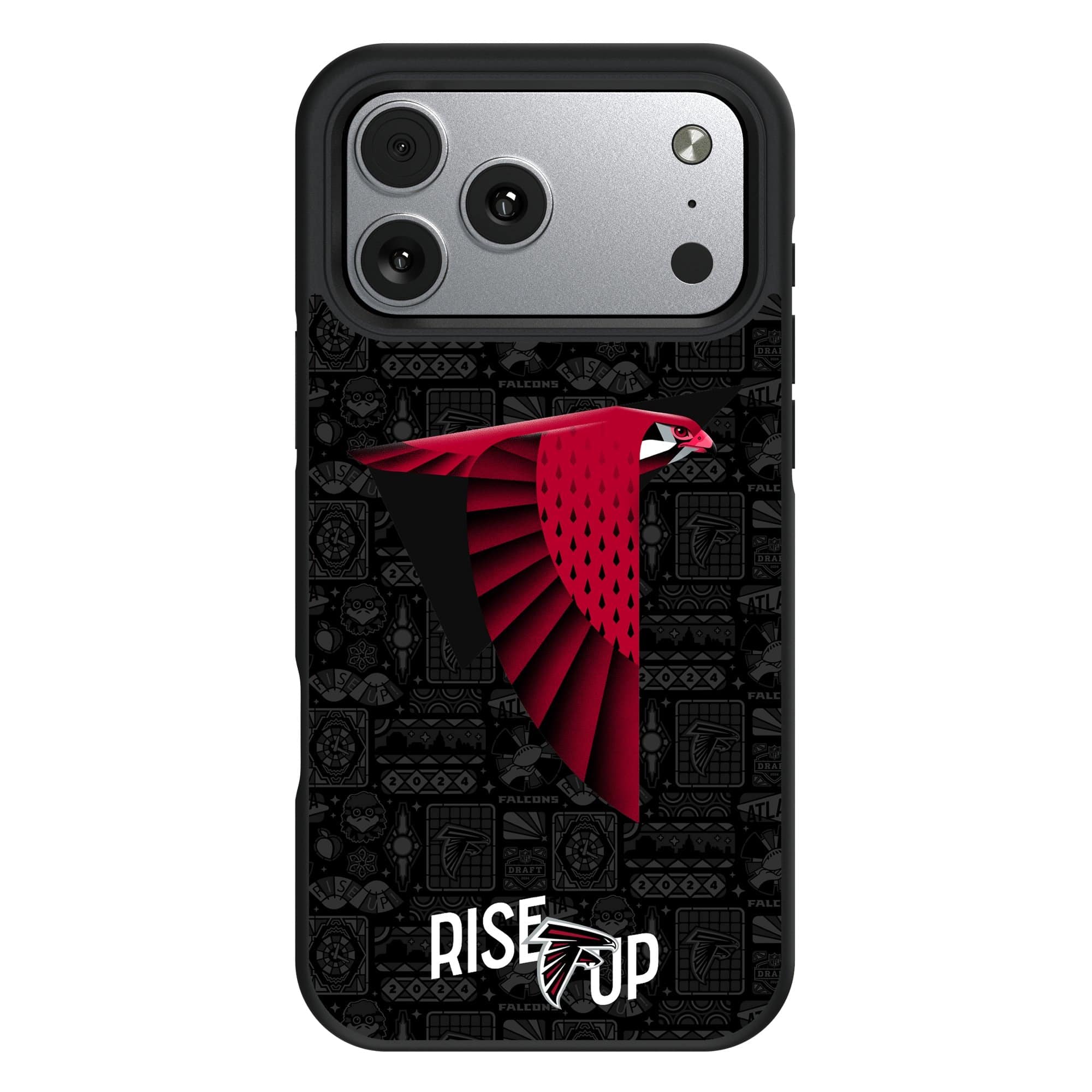 Keyscaper - NFL - Atlanta Falcons Bump Case with 8.2ft Drop Protection - 17 - Black price history on PriceWatchPro
