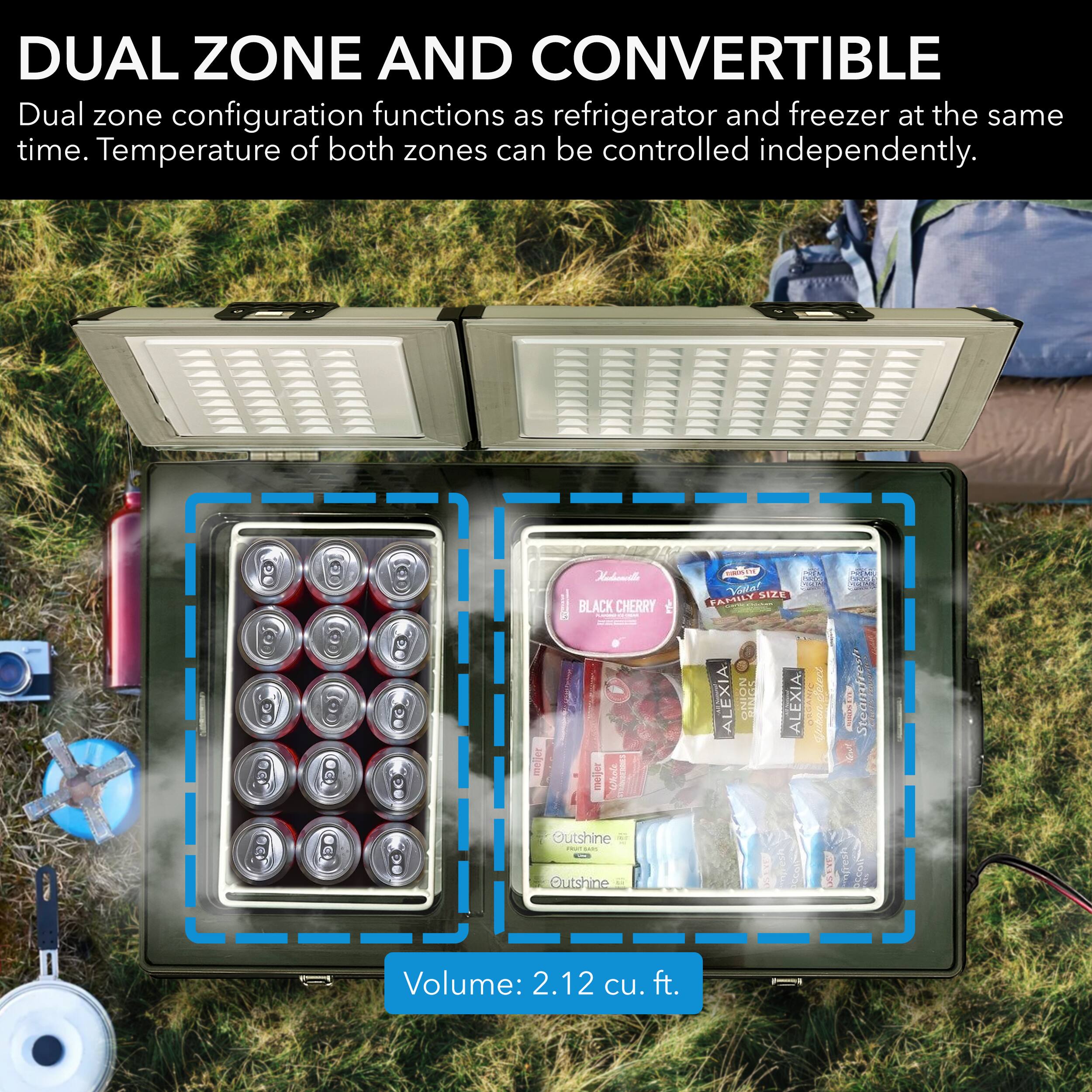 Alt View 14. Whynter - 2.4 Cu. Ft. Mini Fridge - Gray.