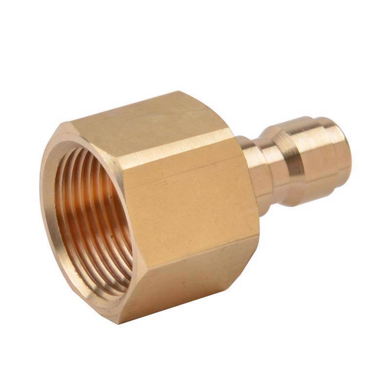 Angle. SurfaceMaxx - SurfaceMaxx M22 Female x 1/4 in Quick Connect Plug 5800 psi.