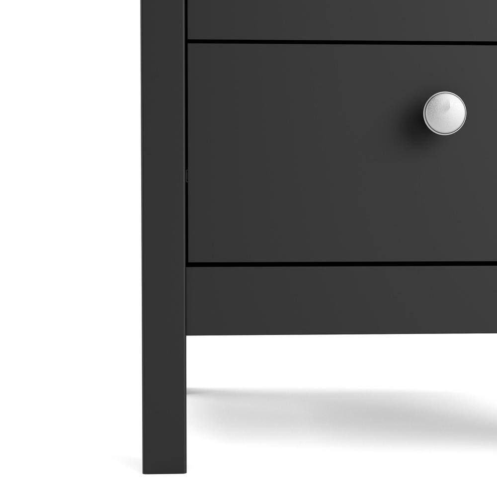 Alt View 9. Tvilum - Madrid 2 Drawer Nightstand Matte - Black.
