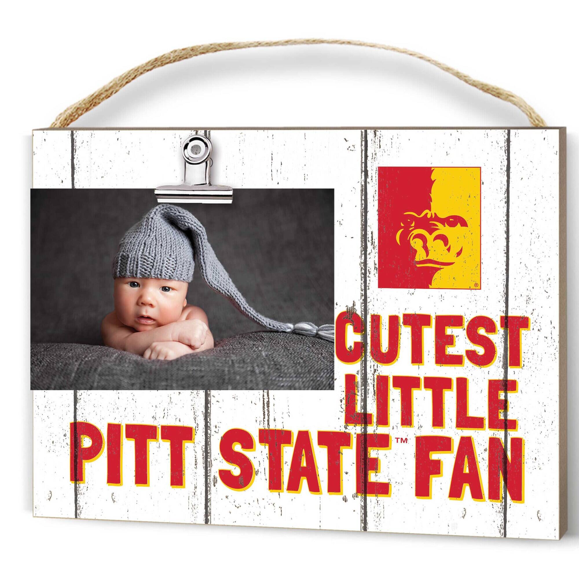 Pittsburg State Gorillas 8'' x 10'' Cutest Little Weathered Logo Clip Photo Frame