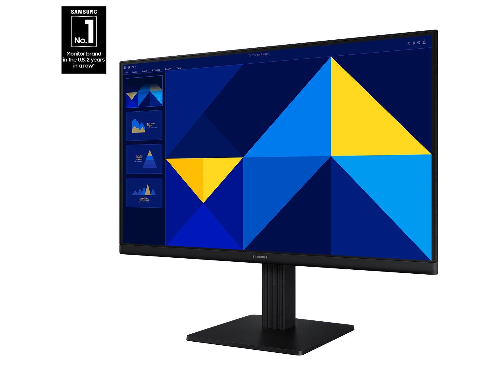 SAMSUNG, the No. 1 monitor brand in the U.S. for two consecutive years, is proud to present its latest innovation. The Samsung monitor is designed to provide superior performance and aesthetics, making it the perfect choice for both personal and professional use. With its sleek and modern design, this monitor is sure to elevate your computing experience.