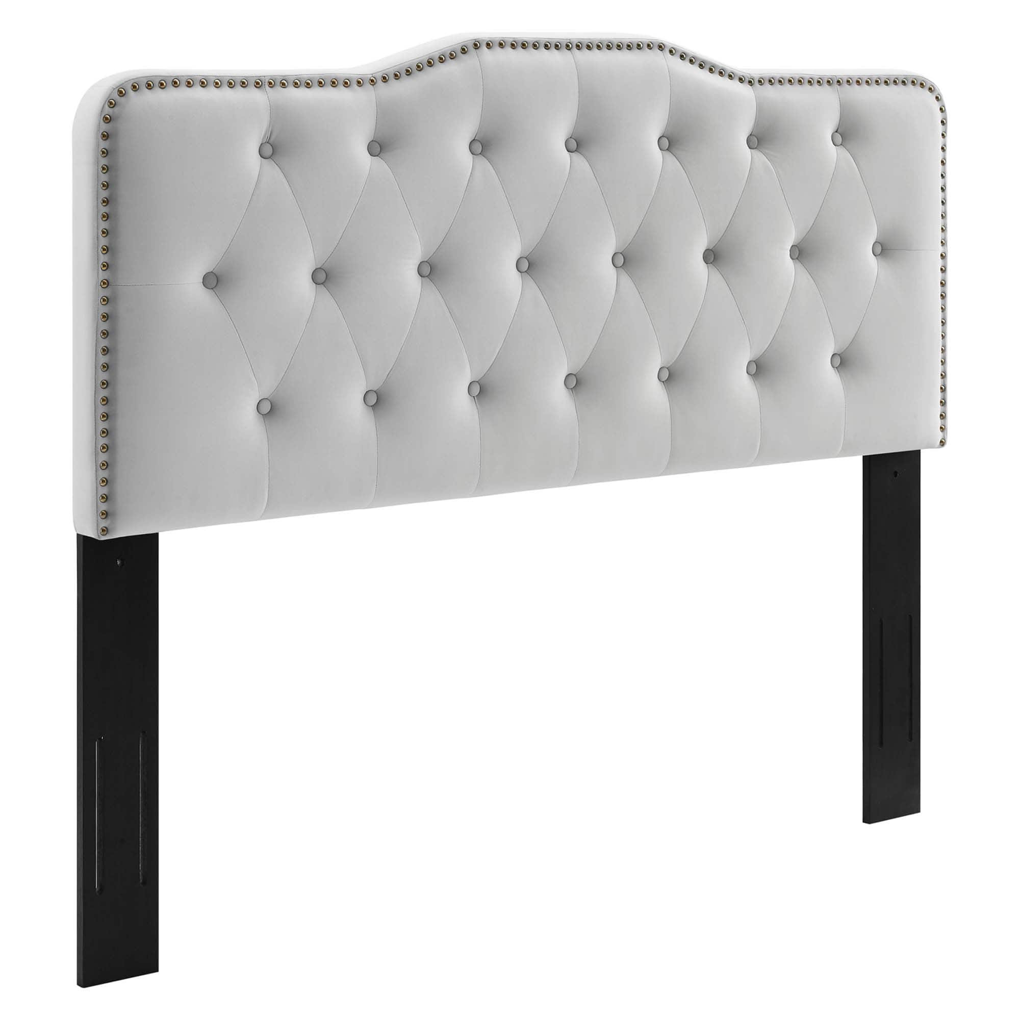 Sophia Tufted Performance Velvet King/California King Headboard by Modway - Gray