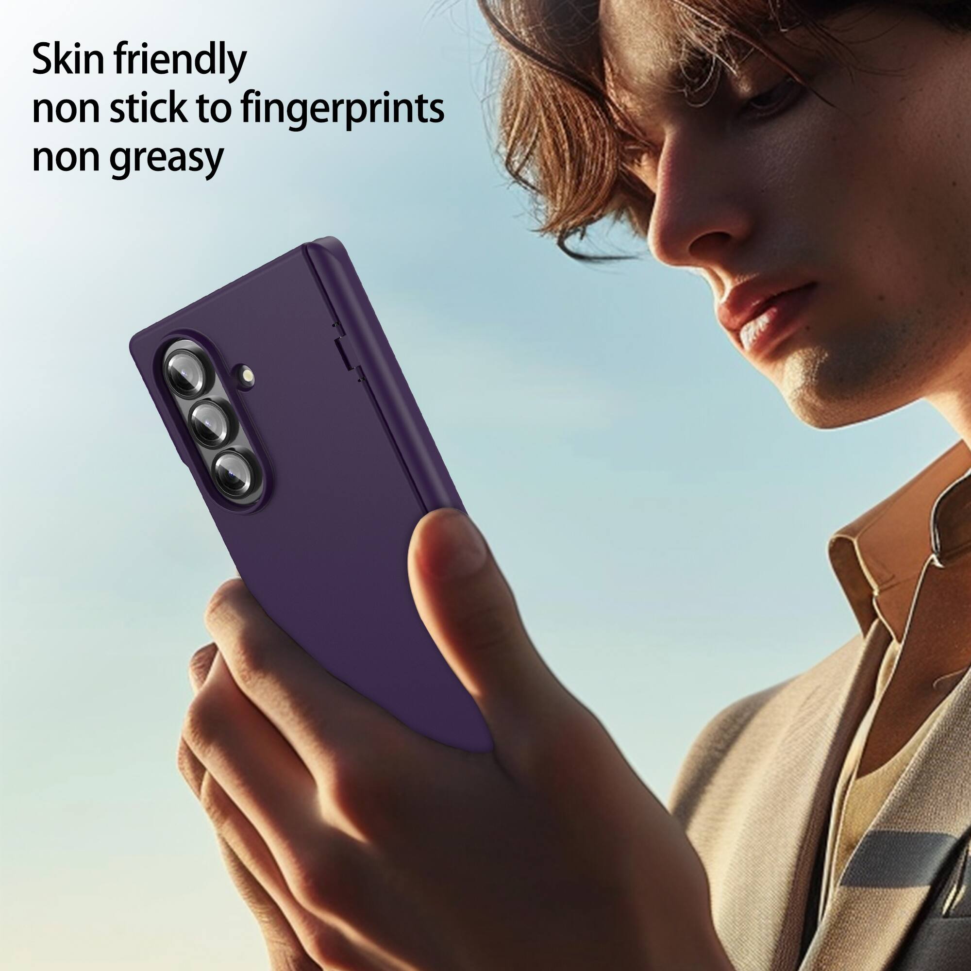 Skin friendly non stick to fingerprints non greasy