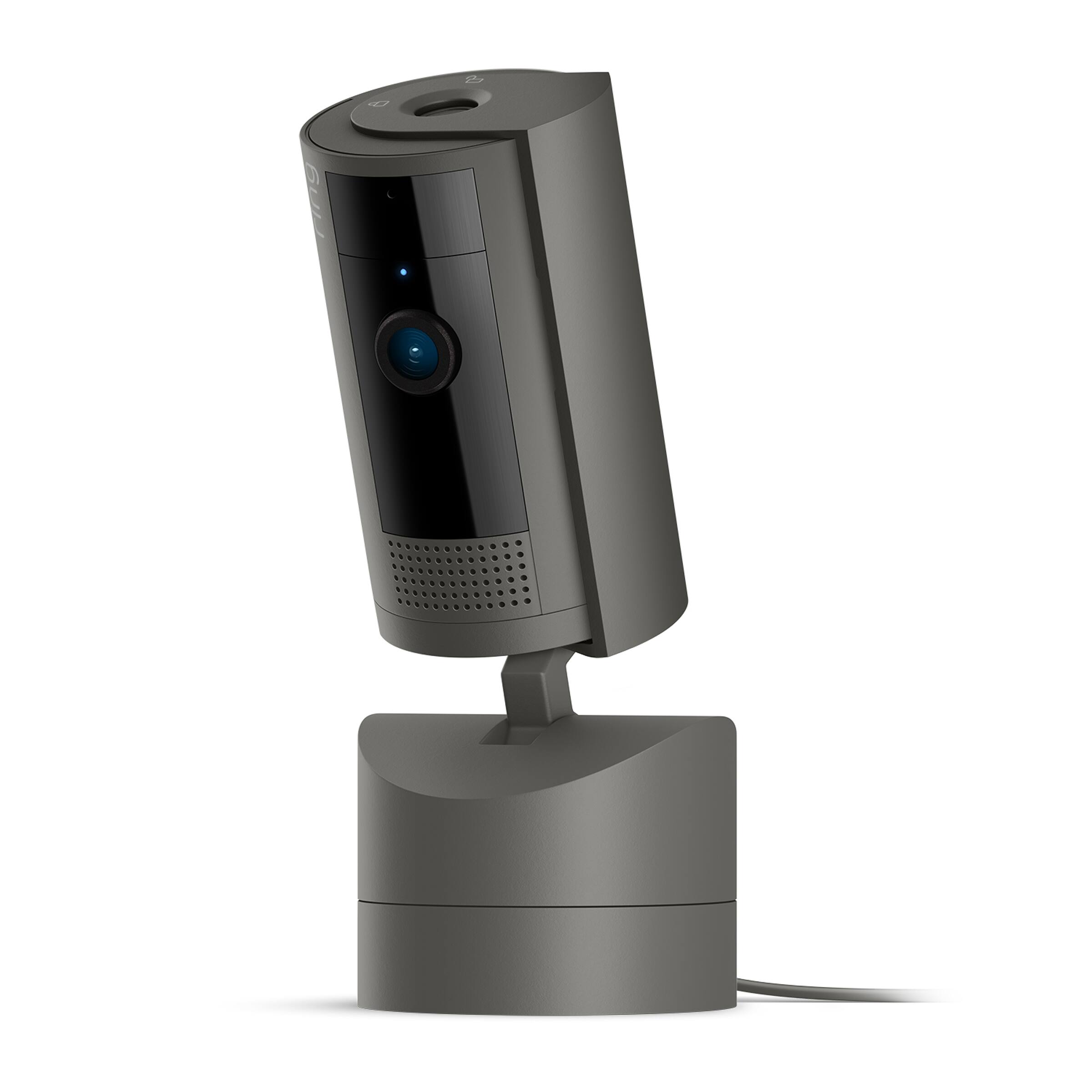 Alt View 16. Ring - Pan-Tilt Indoor Security Cam with 360° Horizontal Pan Coverage, Live View & Two-Way Talk, and HD Video - Charcoal.