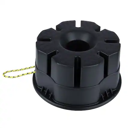 Front. Stalwart - Heavy Duty Trailer Jack Block 15,000lb Static Loading or 25,000lb GVW Capacity RV Leveling Blocks with Round Jack Stand.