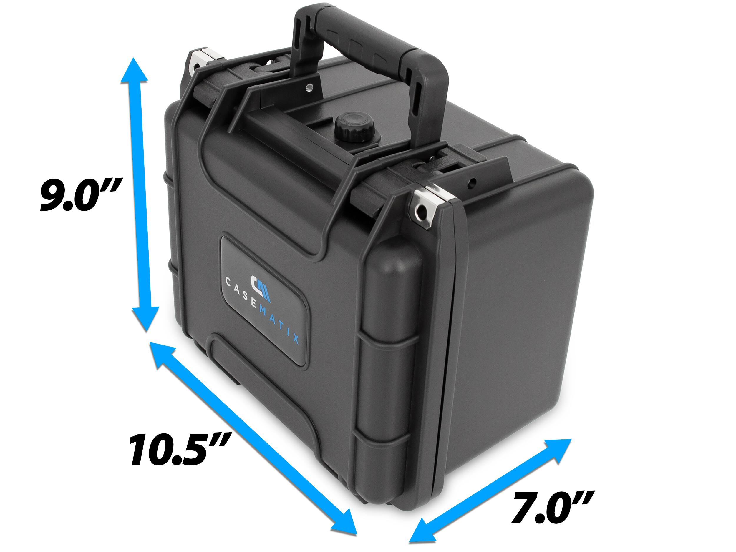 9.0"  
10.5"  
7.0"  

CASEMATIX