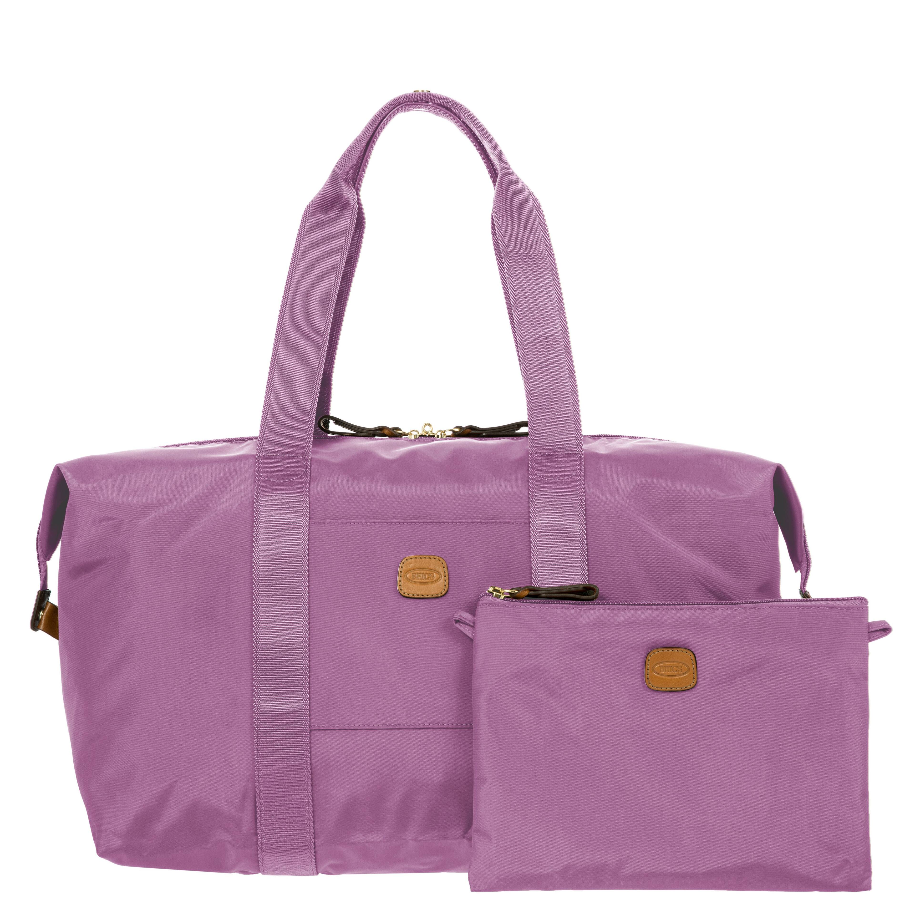 Angle. Bric's - Bric's X-Bag 18'' Folding Duffle Wisteria, 18" - Wisteria.