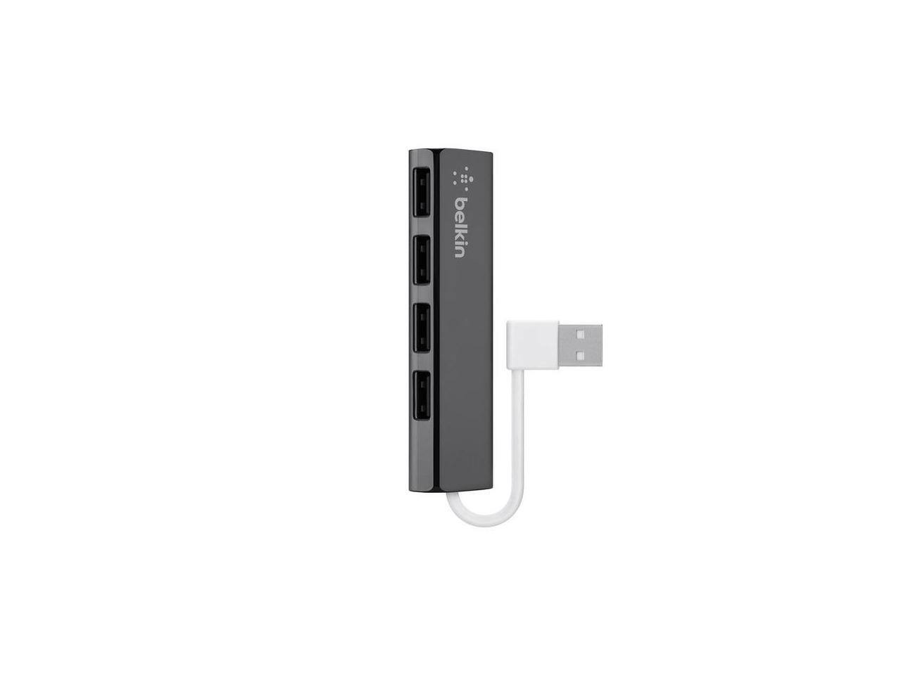 Alt View 8. Belkin - Belkin Ultra-Slim 4-port USB Hub.