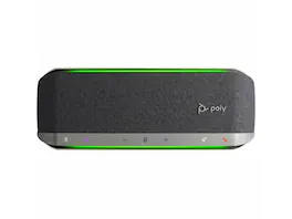 Plantronics - Poly Sync 40 Speakerphone - USB-A/USB-C & Bluetooth - Works with Teams, Zoom - Silver