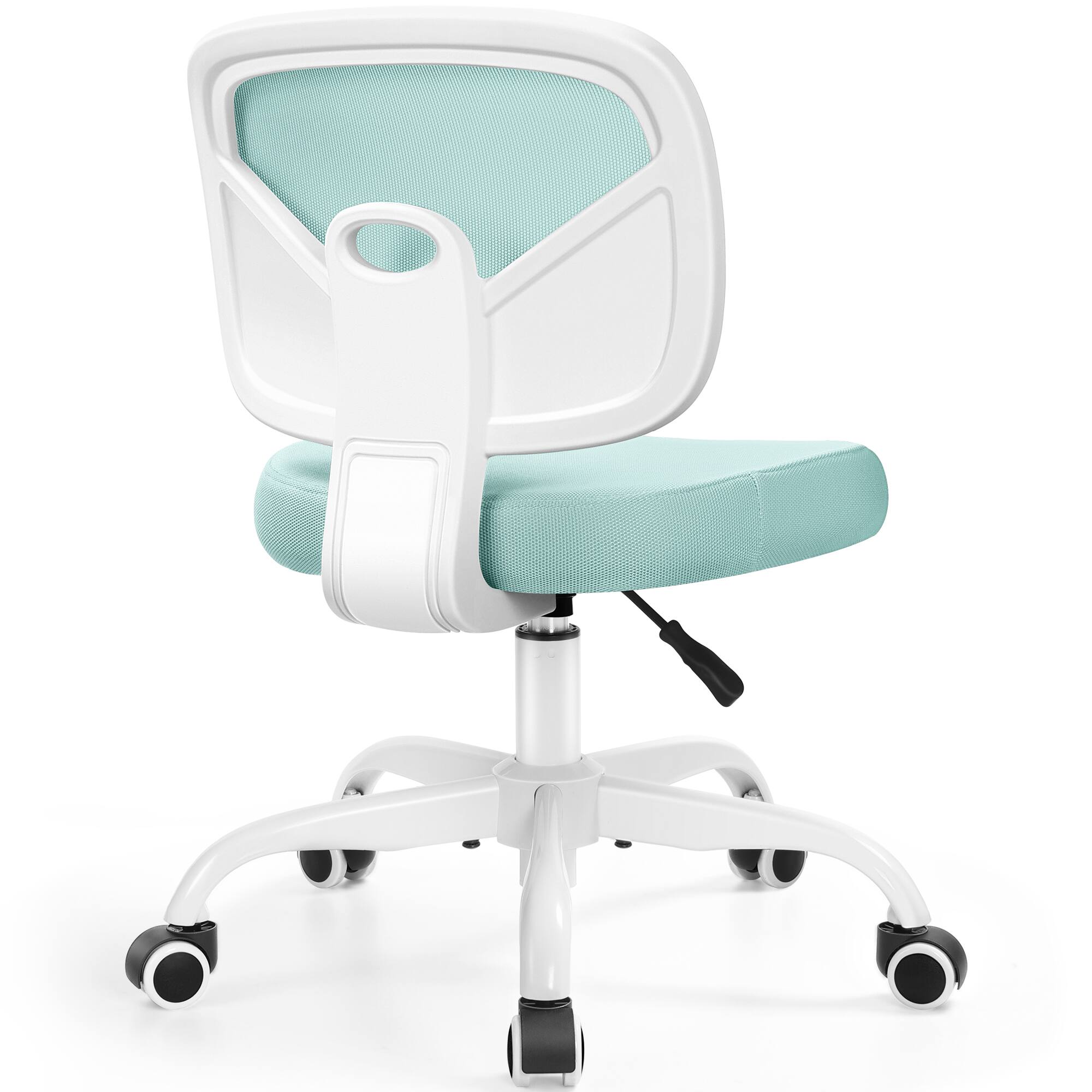 Alt View 3. KERDOM - Kids Desk Chair, Height Adjustable Ergonomic Study Chair, Swivel Mesh Task Student Chair for 4-12 Growing Teen Child - Teal.