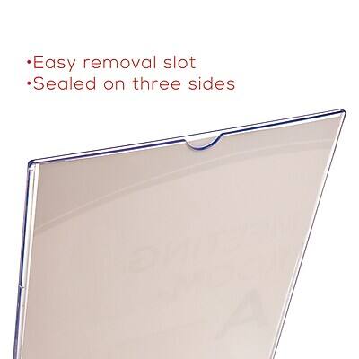 - Easy removal slot
- Sealed on three sides