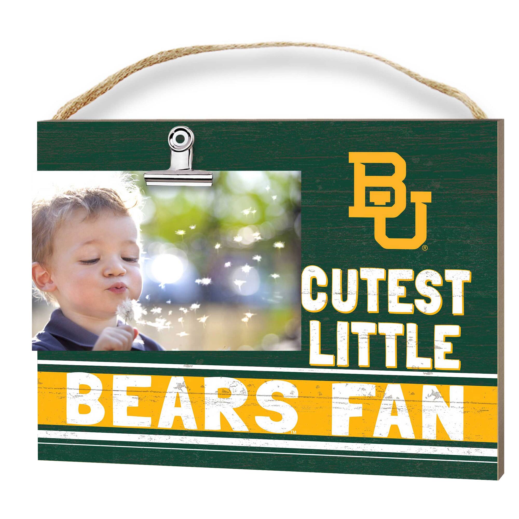 Baylor Bears 8'' x 10'' Cutest Little Team Logo Clip Photo Frame