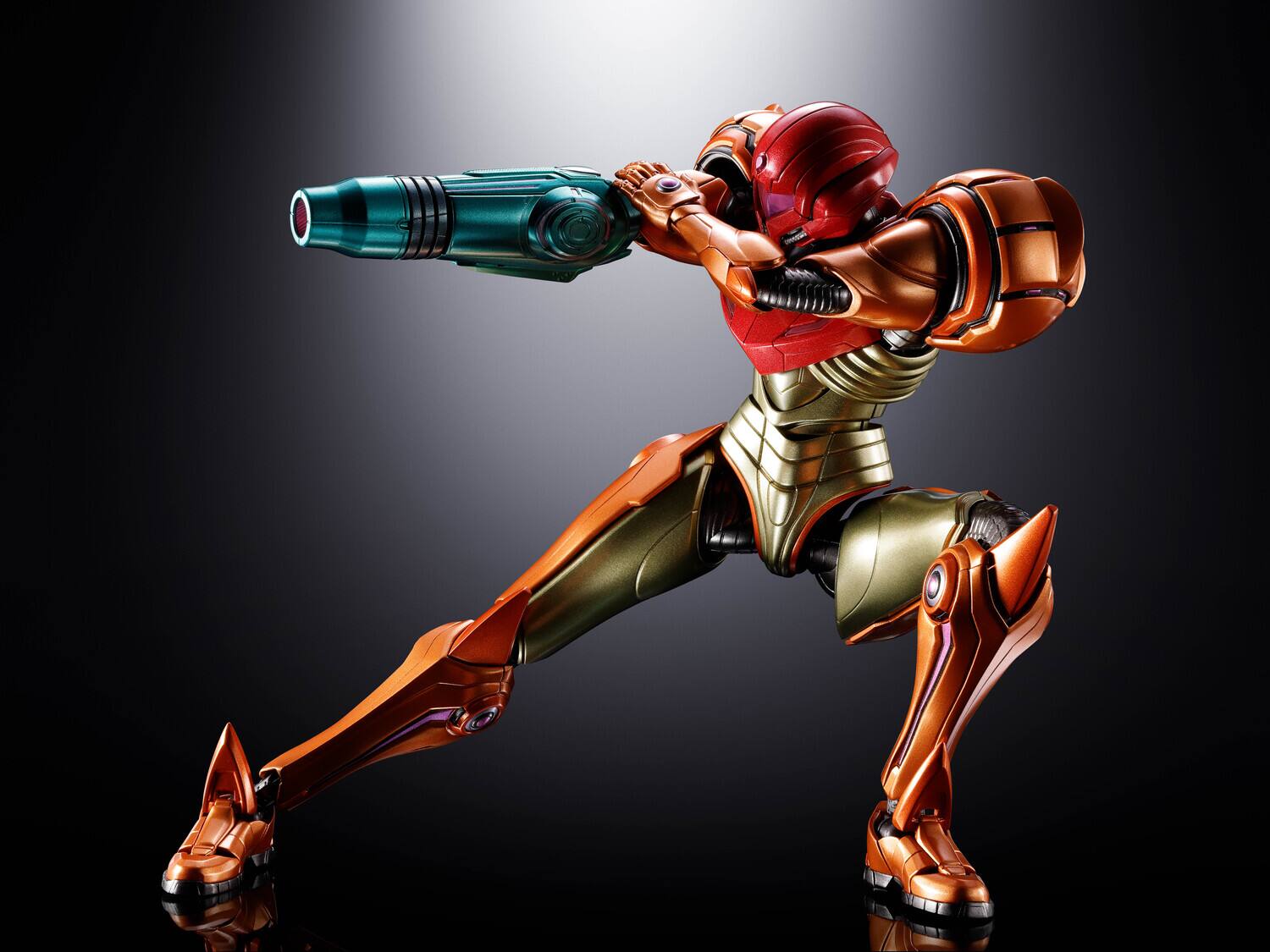 Alt View 1. PopMarket - Tamashii Nations - Metroid Prime 4: Beyond - Chogokin - Samus Aran Action Figure   - COLLECTIBLES - Multicolor.