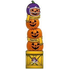 Fan Creations - ECU Pirates 31" Stacked Pumpkin Leaner - Multicolor