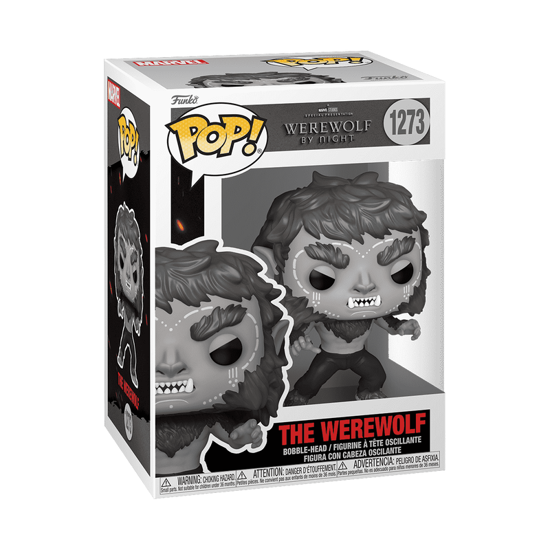 PRAU TARLO CRE Funko - COS SPESTC ETTN WEREWOLF 1273 1 POP! BY NIGHT THE WEREWOLF TETE OSCILLANTE I FIGURINE BOBBLE-HEAD CABEZA OSCILANTE FIGURA CON CABEZA OSCILANTE

ADVERTENCIA: PELIGRO ASFIXIA - A - a menors SE 2 ATTENTION: DANGER CHOKING HAZARD, a entrs d'1 3 nurts N sutate a Seal se

WARNING: CHOKING HAZARD - Small parts. Not for children under 3 years.
