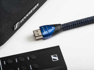 AudioQuest Vodka 48 7.5' 4K 8K 10K 48Gbps HDMI Cable Blue on AudioQuest Vodka 48 7.5' 4K 8K 10K 48Gbps HDMI Cable Blue on