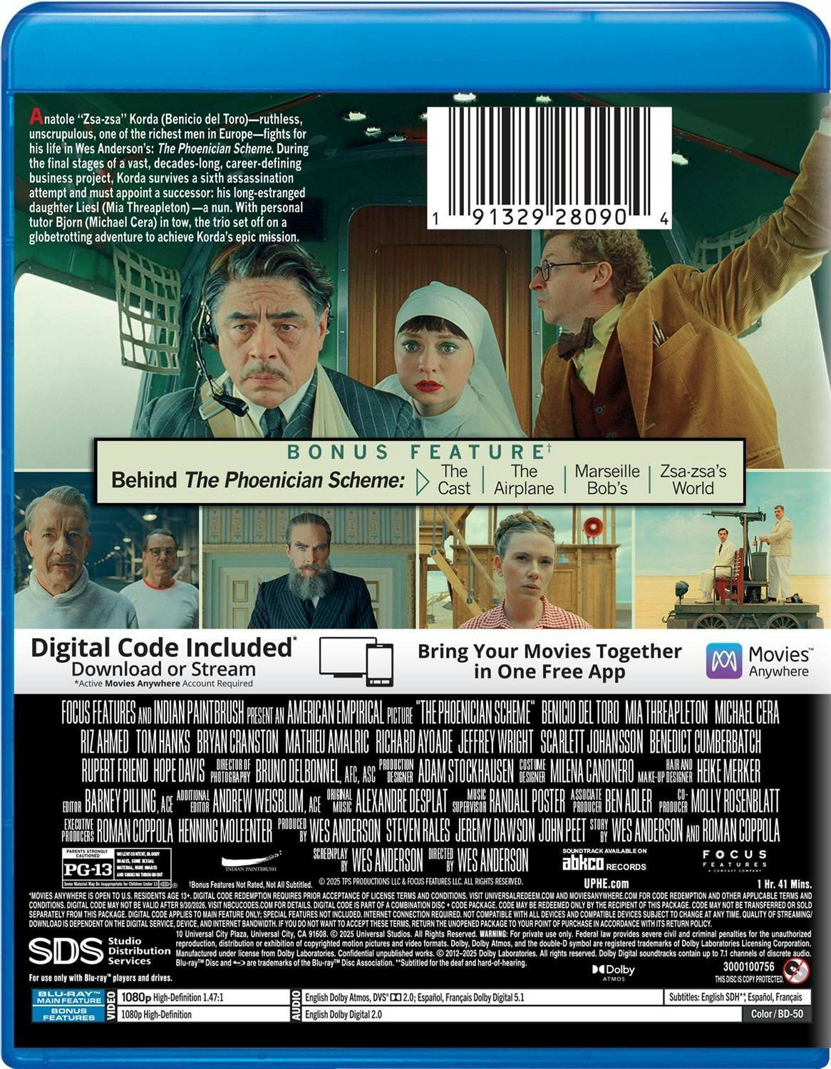 Back. The Phoenician Scheme   - BLU-RAY.