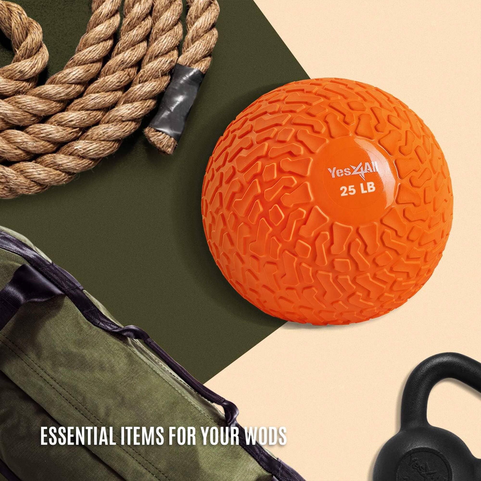 YesZAll  
25 LB ESSENTIAL ITEMS FOR YOUR WODS