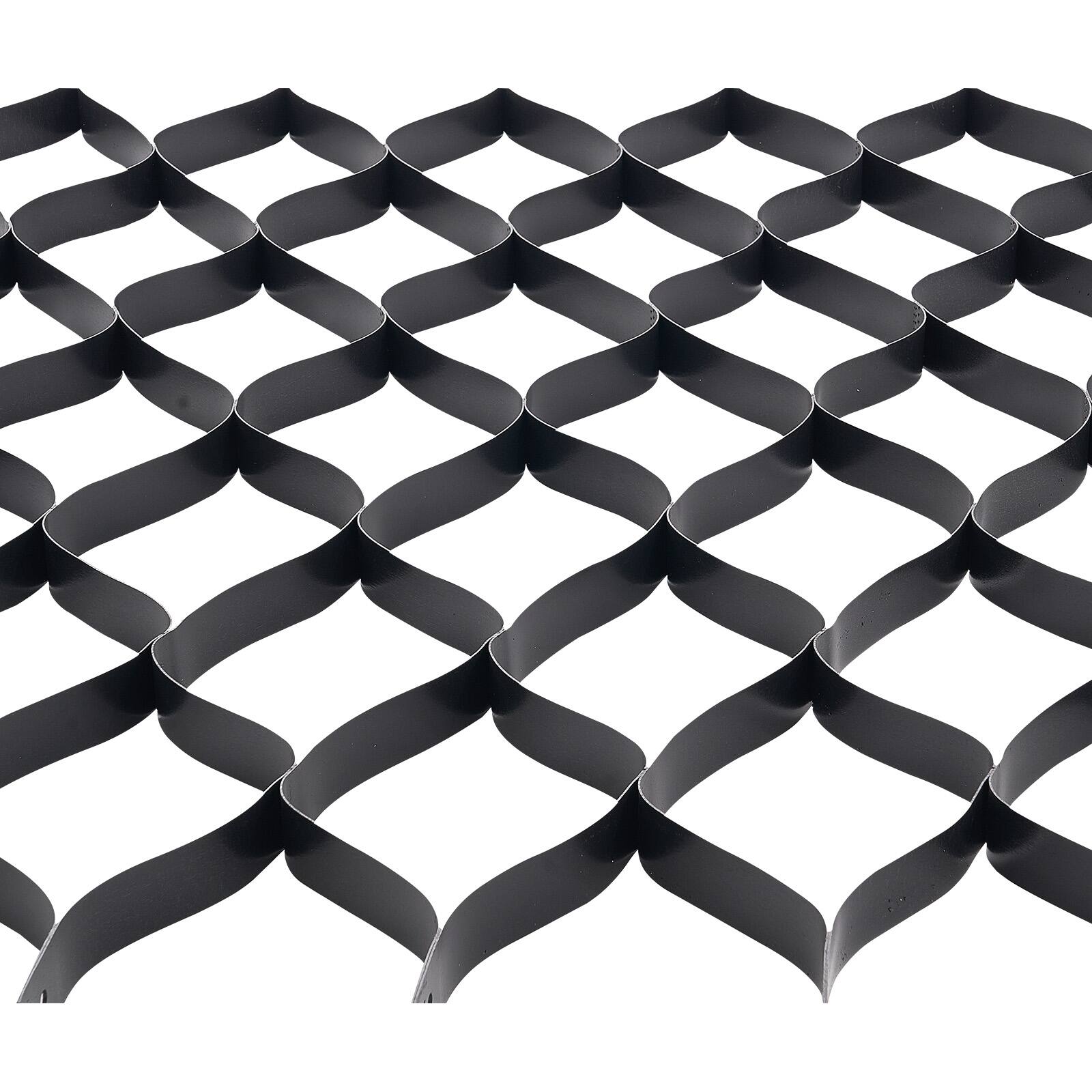 Alt View 5. VEVOR - Gravel Grid, 2 Inch Depth, 26.87 x 3.94 FT / 8200 x 1200 mm, 1880 LBS Per Sq ft Grass Ground Retainer - Black.