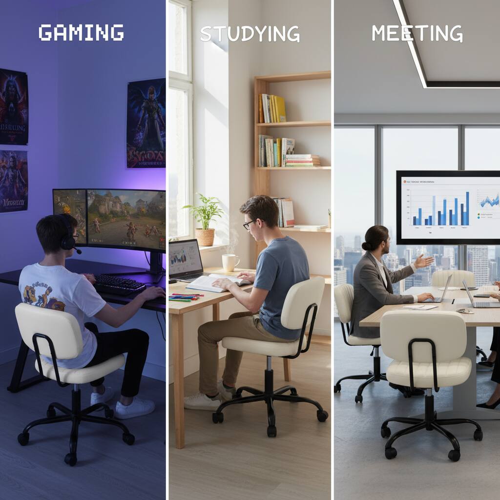 GAMING  
STUDYING  
MEETING