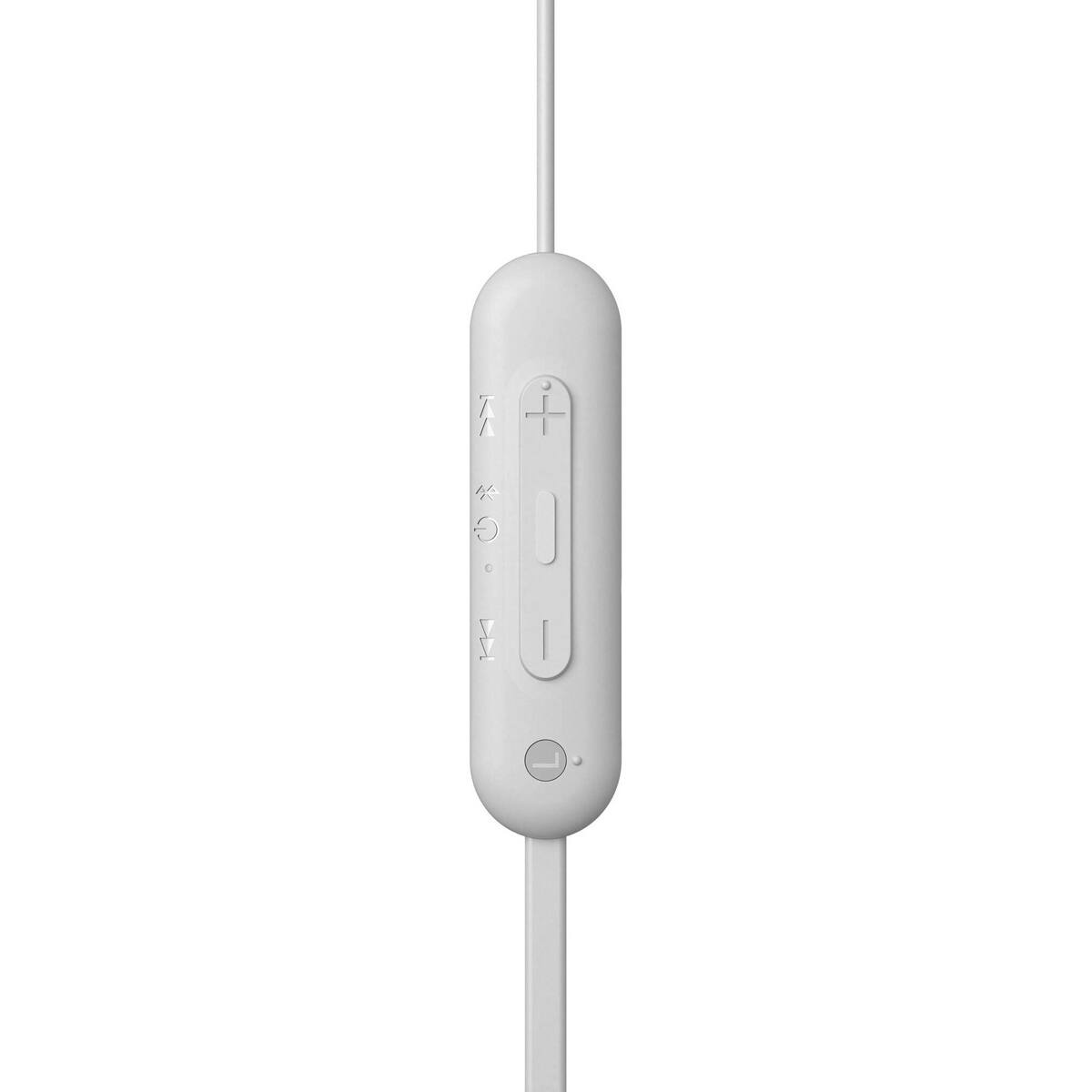 Alt View 2. Sony - Sony WI-C100 Wireless In-ear Headphones (White) - White.