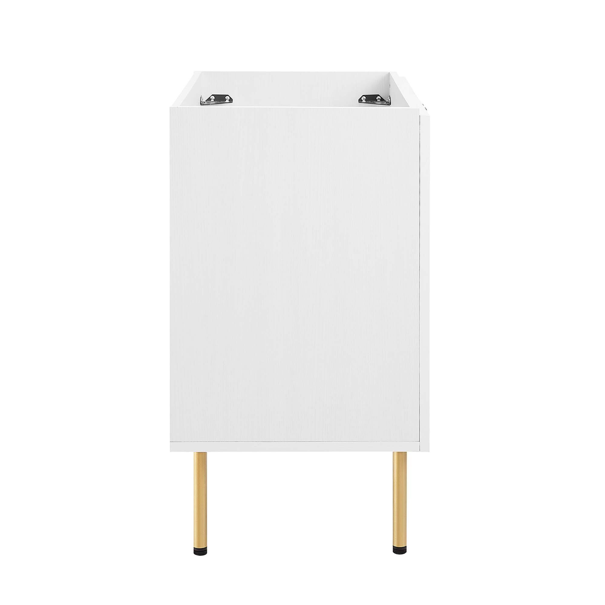 Alt View 1. Modway - Chaucer Bathroom Cabinet Basin Not Included by Modway - White.