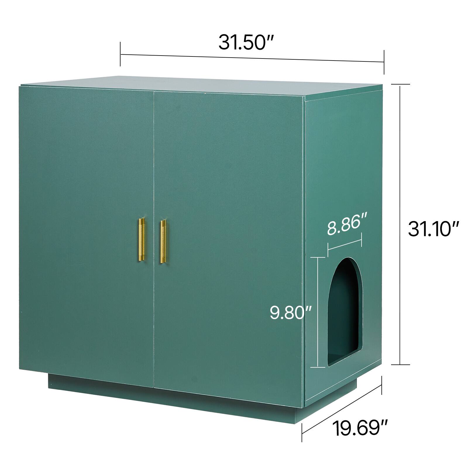 31.50"  
31.10"  
8.86"  
9.80"  
19.69"