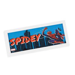 Marvel - Spider-Man 12 x 5 Inch Framed MDF Wall Art - Blue