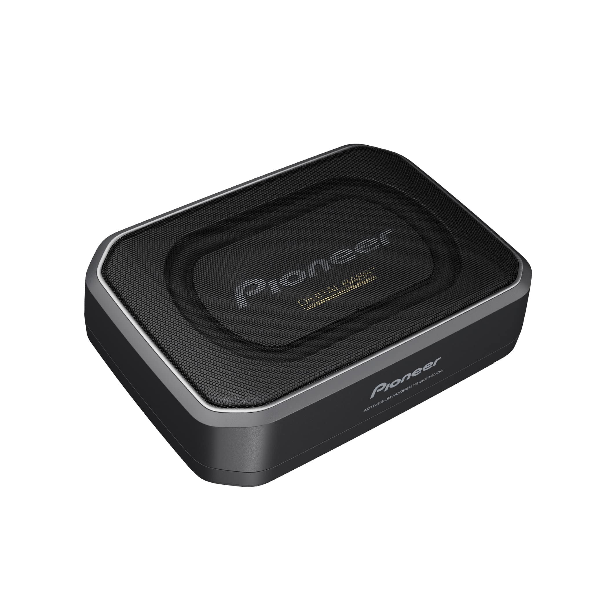 Pioneer - Compact Amplified Subwoofer, 170W Max Built-In Amp, Under-Seat & Tight Space Fit, Ultra-Low Current Draw - Black