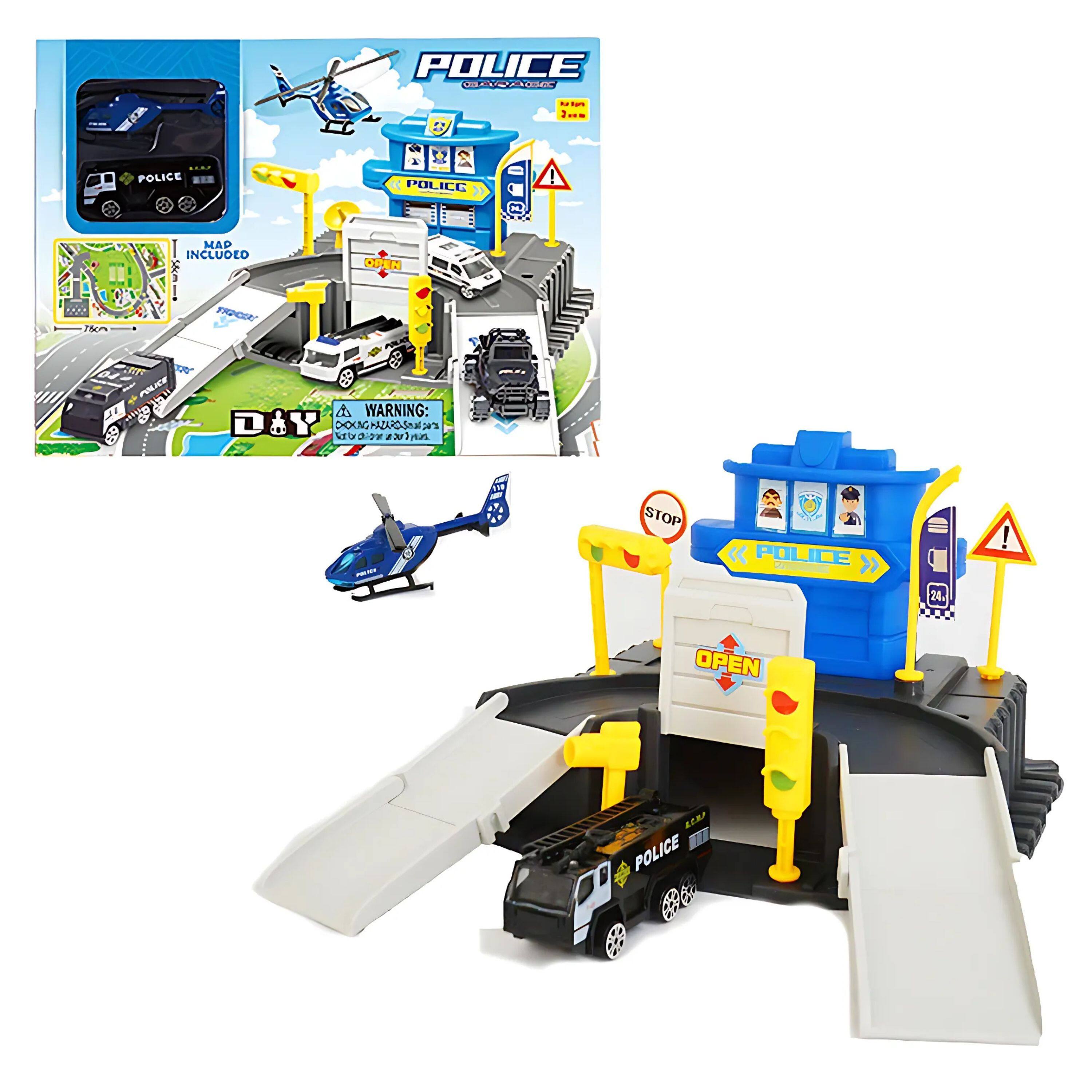 Sure, here is the corrected and grouped text from the image:

---

**POLICE**

- **POLICE** (on the van and helicopter)
- **POLICE** (on the building)
- **OPEN** (on the building and the van)
- **STOP** (on the sign)
- **WARNING: D&Y** (on the sign)
- **24** (on the building)
- **MAD INCLUDED** (on the box)
- **D&Y** (on the sign)
- **POLICE** (on the van and helicopter)
- **POLICE** (on the building)
- **OPEN** (on the building and the van)
- **STOP** (on the sign)
- **WARNING: D&Y** (on the sign)
- **24** (on the building)

---