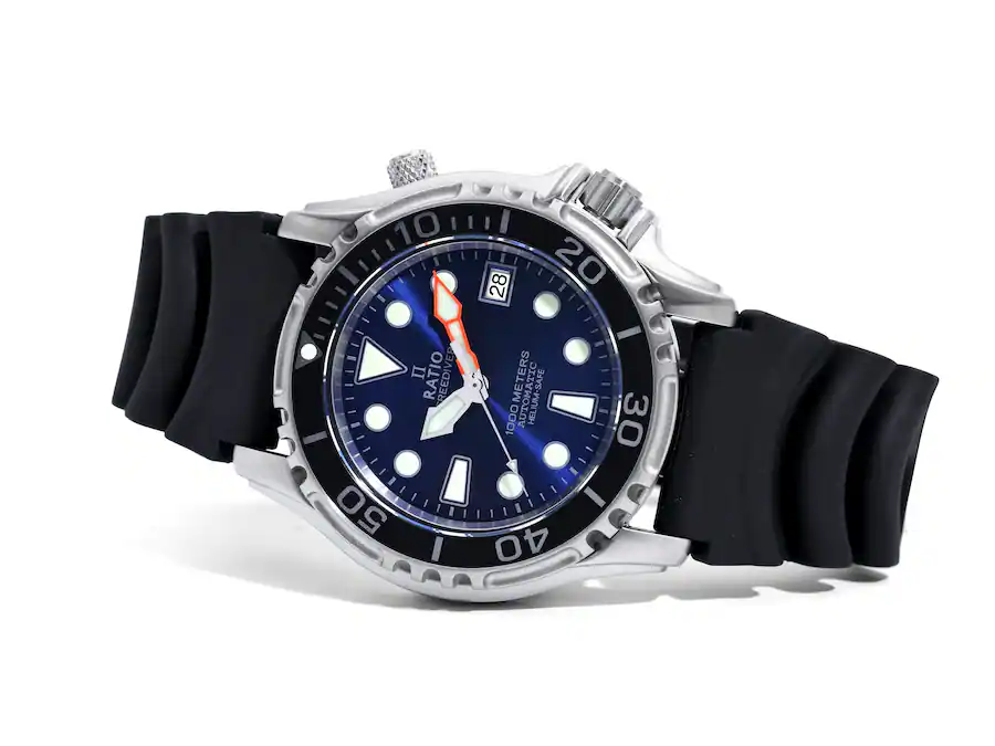 RATIO FreeDiver Helium Safe 1000M Stainless Steel Automatic 1066KE20 ratio-freediver-helium-safe-1000m-stainless-steel-automatic-1066ke20
