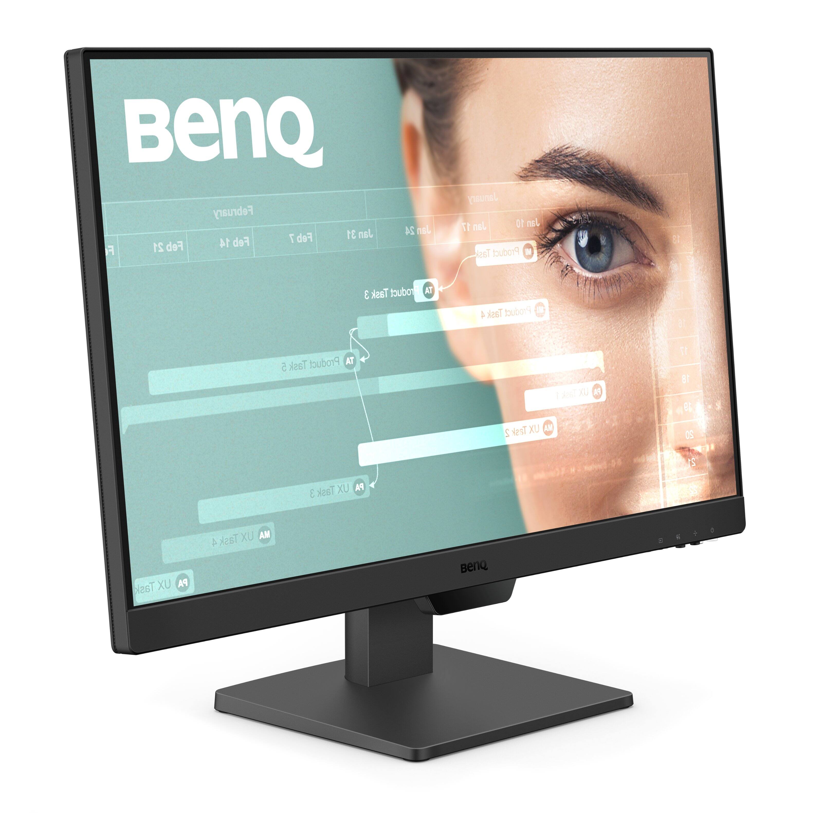 Angle. BenQ - GW2490 23.8" IPS LED 1080p Monitor FHD 100Hz Ultra-Slim Bezel with Brightness Intelligence (HDMI/DP) - Black.