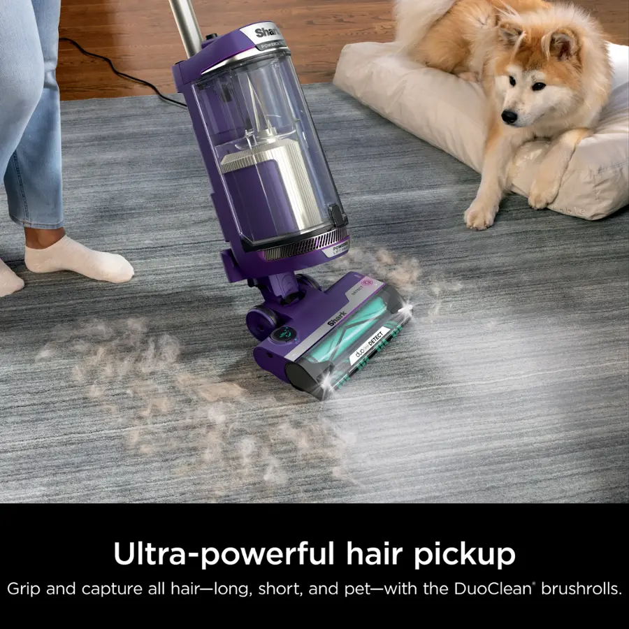 Shark duo-BETEET DETECT duo Ultra-powerful hair pickup Grip and capture all hair-long, short, and pet-with the DuoClean brushrolls.