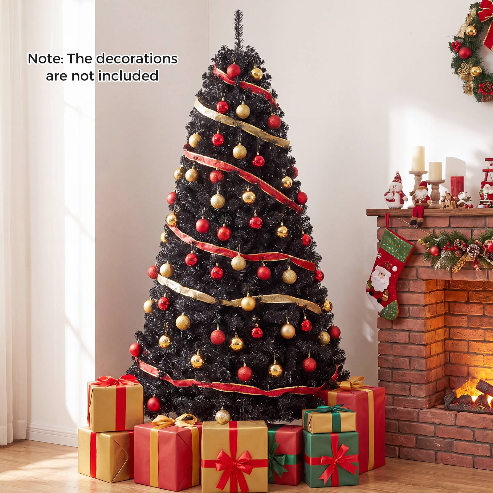 Note: The decorations are not included