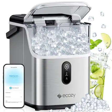 Ice machine
Making ice...
Ice made 20min
Stop making ice
Countdown
Set duration
Tips
Empty immediately after making or storing ice cubes
ecozy